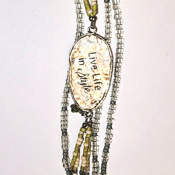 Silpada "Live Life in Style" Bracelet Multi - Strand Sterling Silver Pearl .925 - Picture 2 of 4